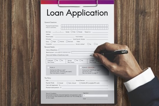 Loan Application Financial Help Form Concept